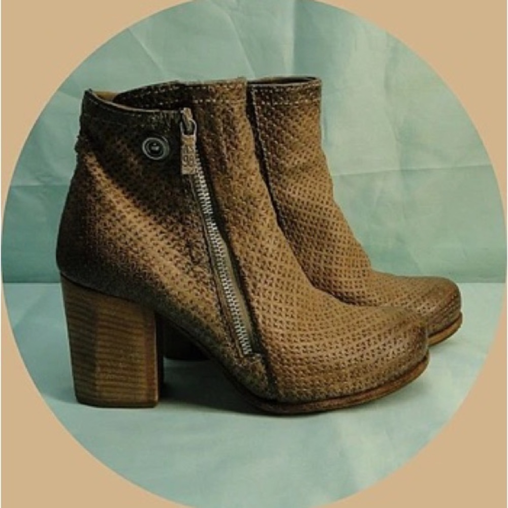 A.S.98 Airstep Brown Leather Italian Ankle Boots Size 39/ US 8.5-9